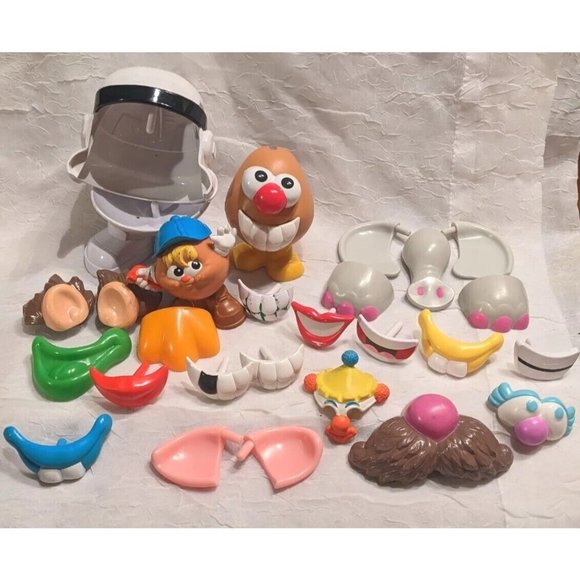 Mr Potato Head Lot Spud Star Wars Elephant Clown Mouth Replacement Parts Mrs Ear - Picture 10 of 10